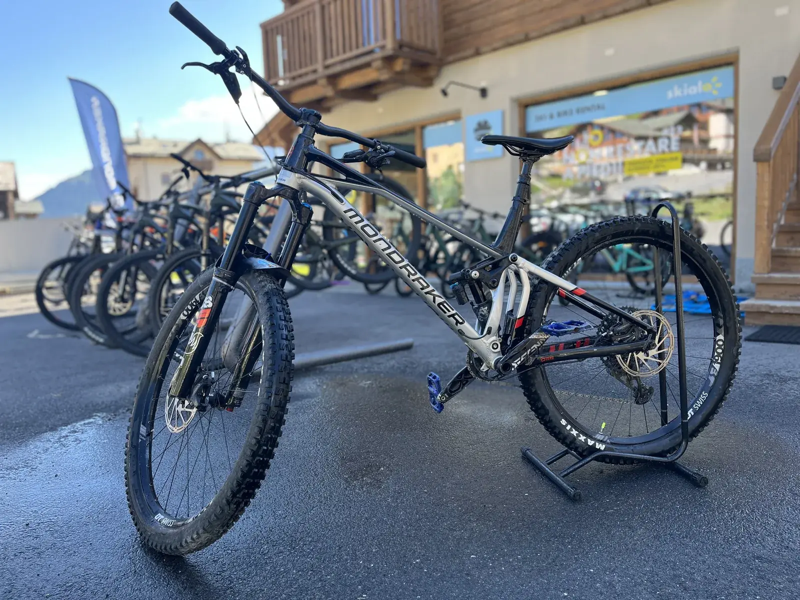 Un VTT de location prêt à partir